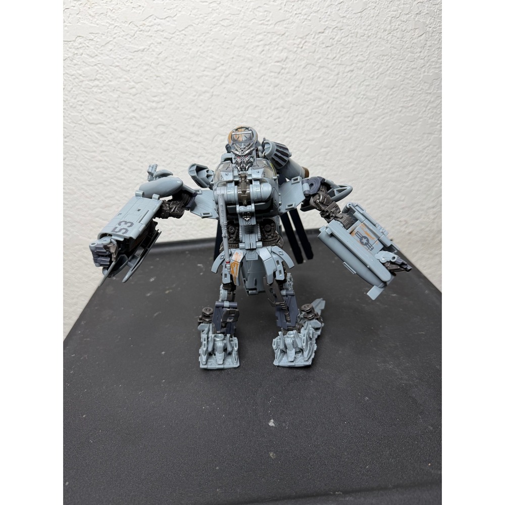 Hasbro Transformers Movie 2007 Megatron Voyager Class Action Figure Gray Jet